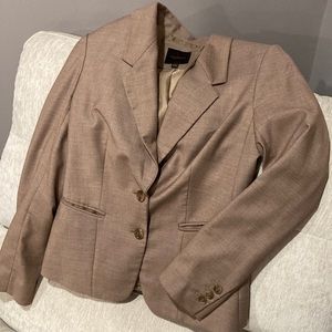 The Limited light brown suit jacket